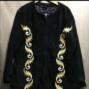 ITALIANO Suede Leather Jacket